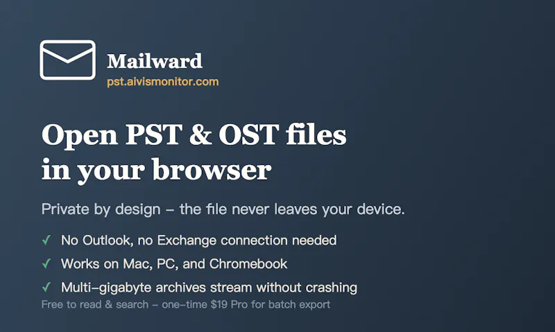 Mailward screenshot 3