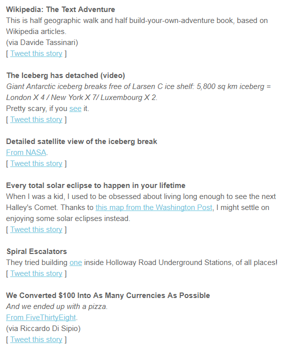 'in other news' newsletter gallery image