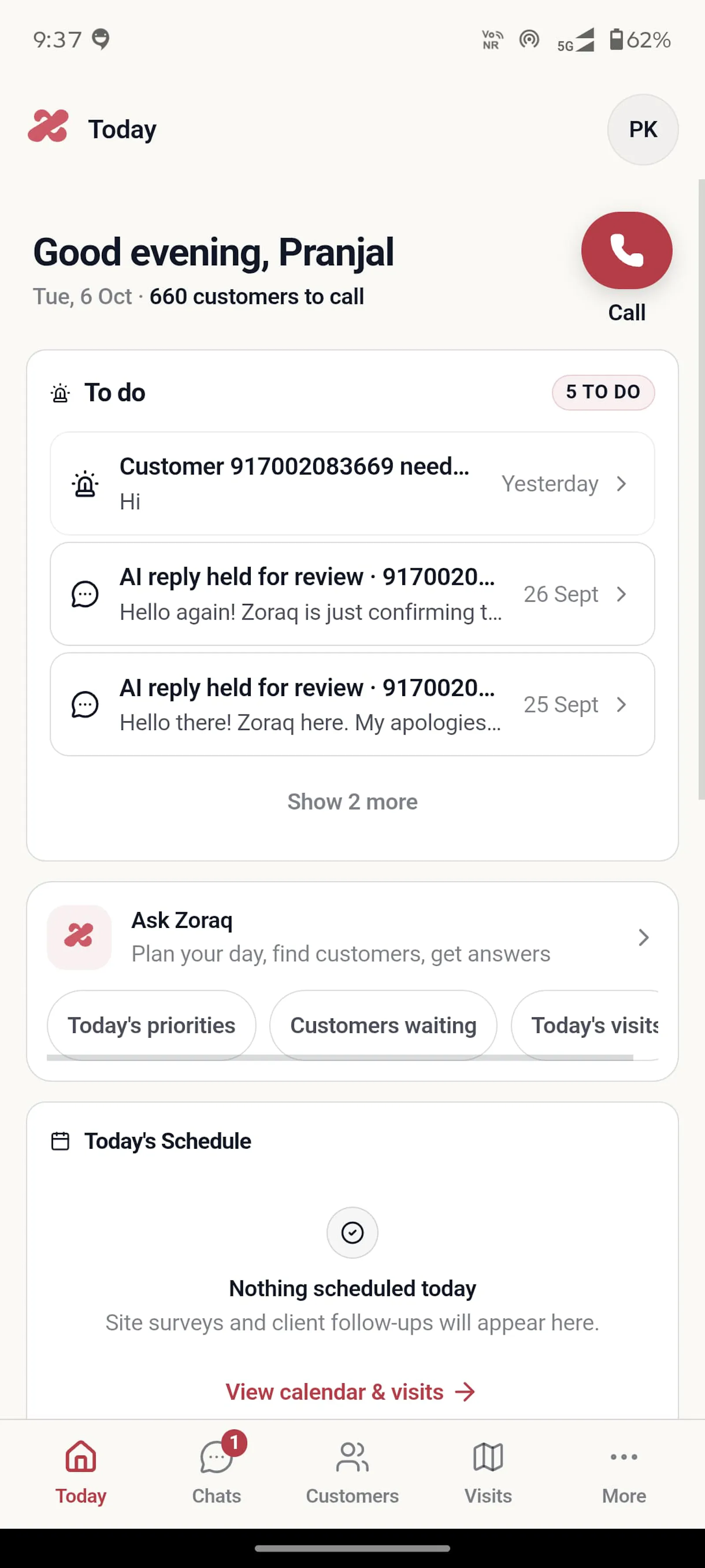 Zoraq screenshot 2