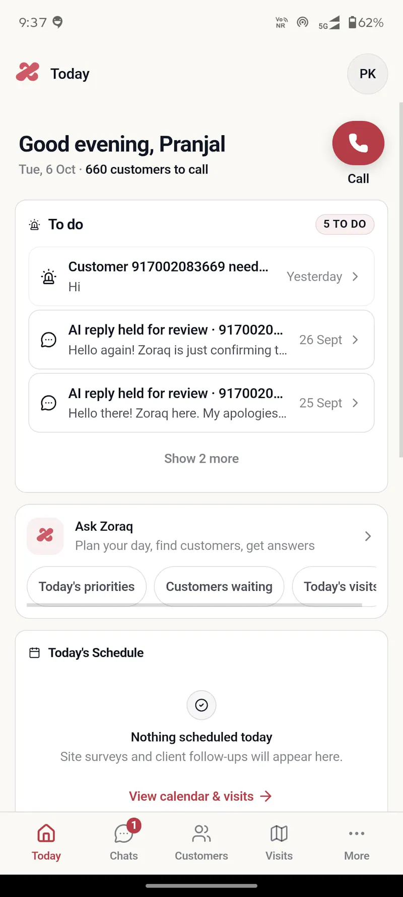 Zoraq screenshot 2
