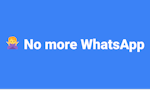 No More WhatsApp image