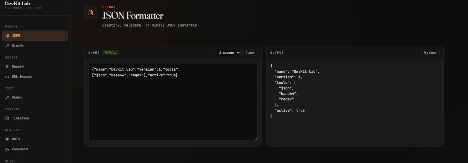 DevKit Lab screenshot 4