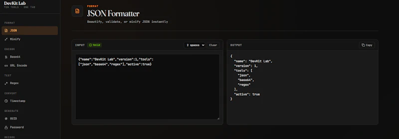 DevKit Lab screenshot 4
