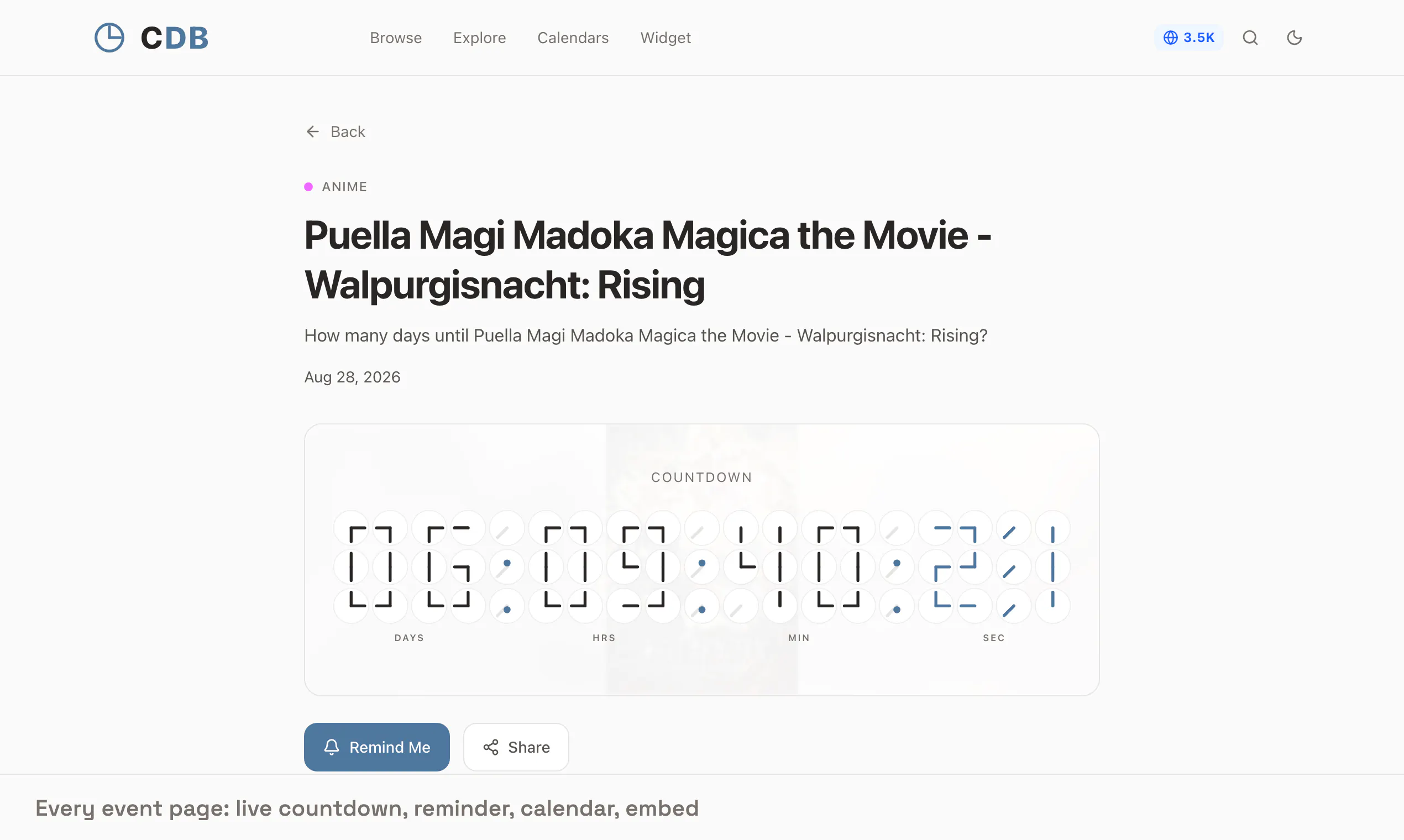 CountdownBoxes gallery image