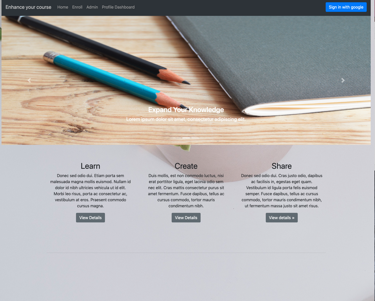VanHackathon - Course Builder App gallery image