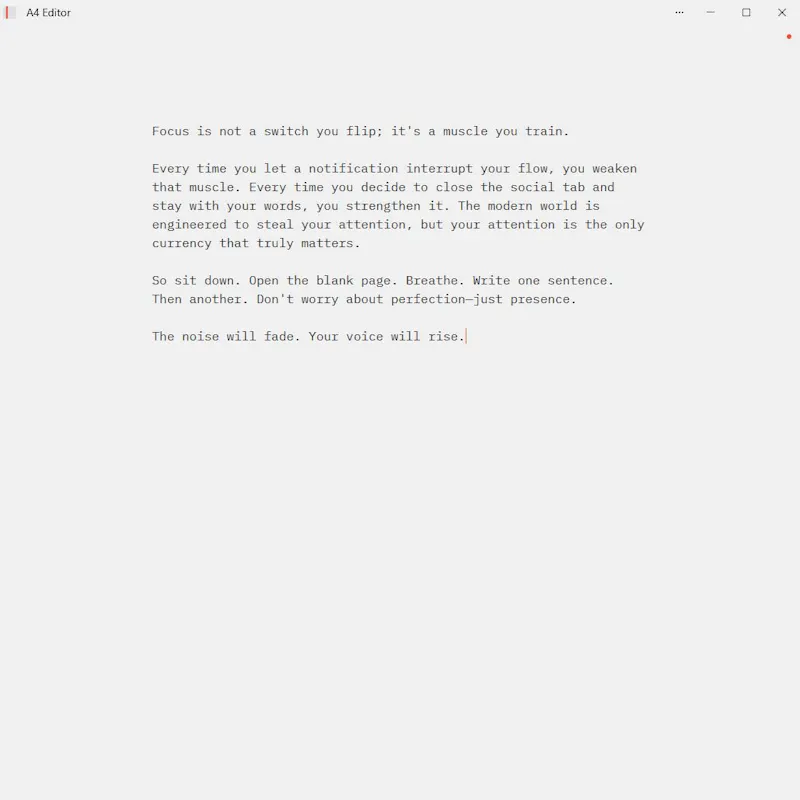 A4 Editor screenshot 5