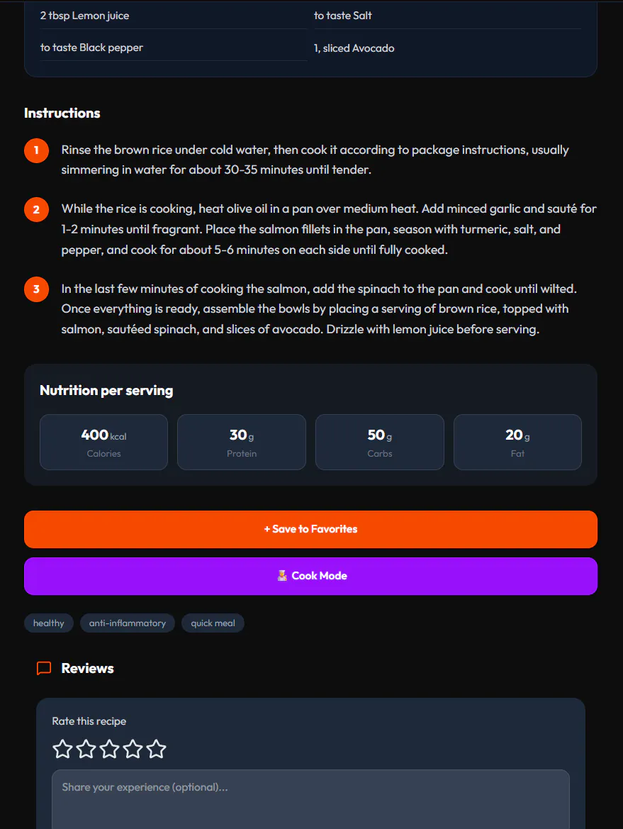 DishIndex — Smart Recipe Search gallery image