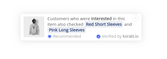 Social Proof Plugin for Woocommerce gallery image