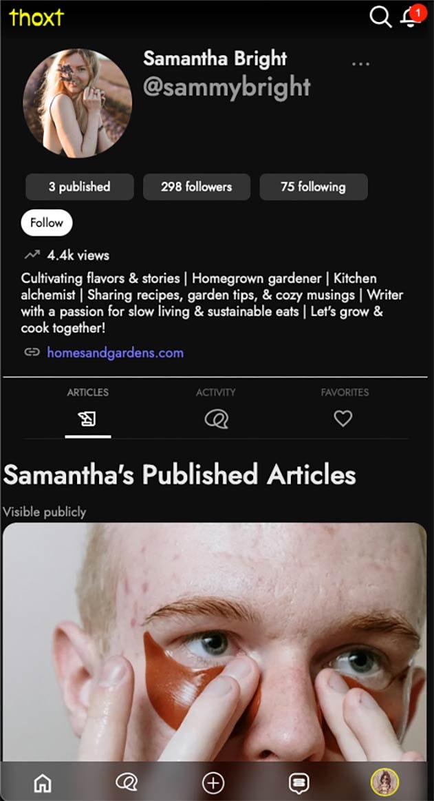 Thoxt - Saluta il nuovo modo di pubblicare media 4