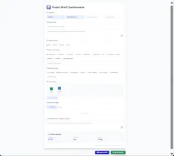 Project Brief Questionnaire gallery image