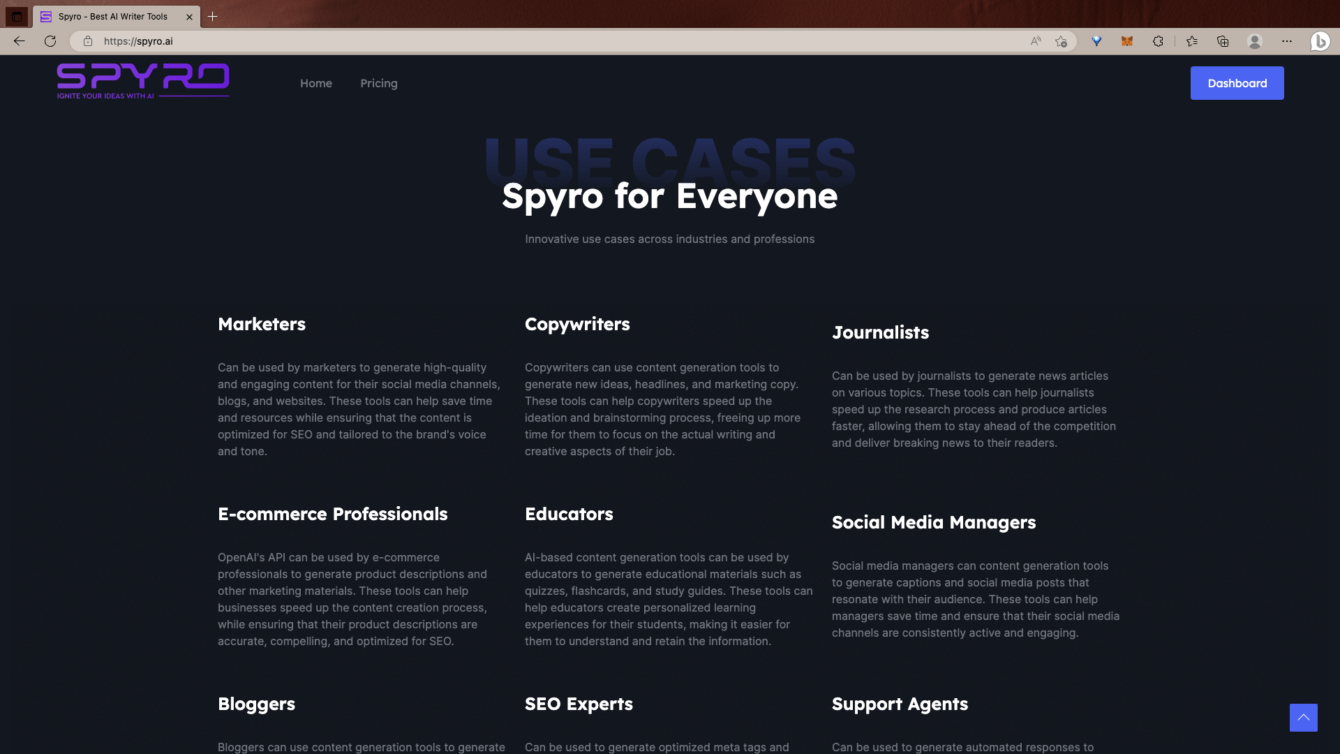 Spyro.ai - Ontbrand uw ideeën met AI media 1