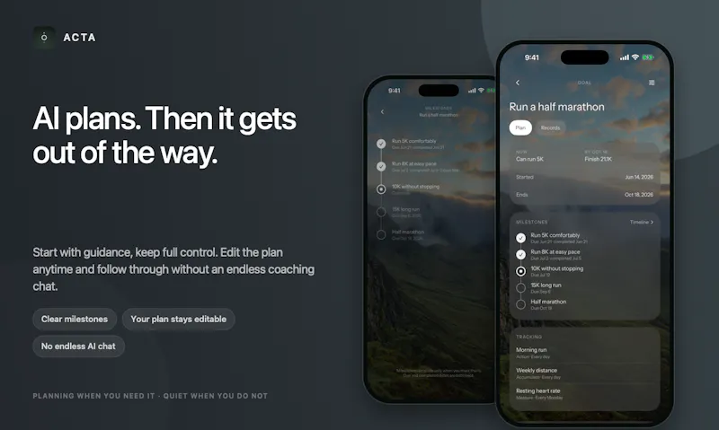 Acta screenshot 2