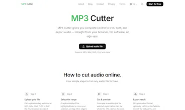 MP3 Cutter Online gallery image
