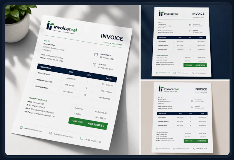 InvoiceReal screenshot 1