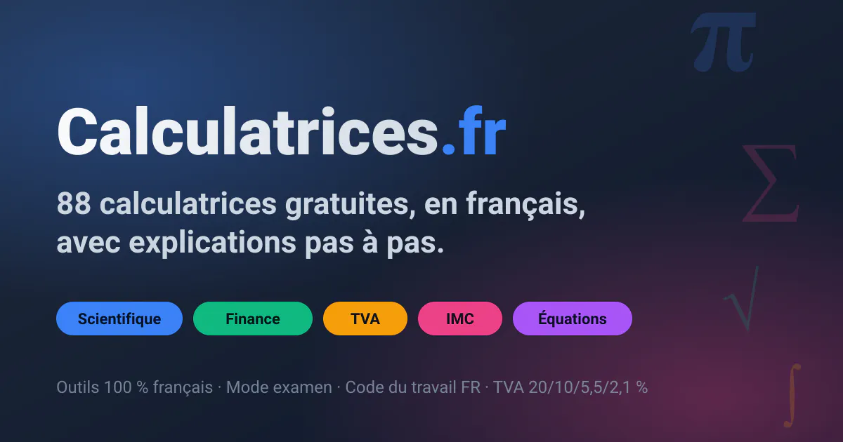Facilcalcul.fr — 88 calculatrices gallery image