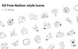 Free Notion-style Icons media 1