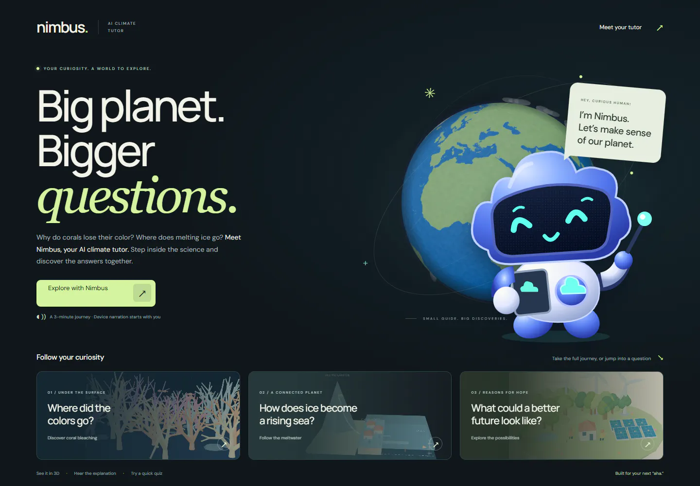 Climate Change 3d Experience