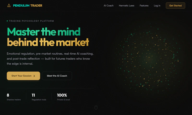 Pendulum Trader screenshot 1