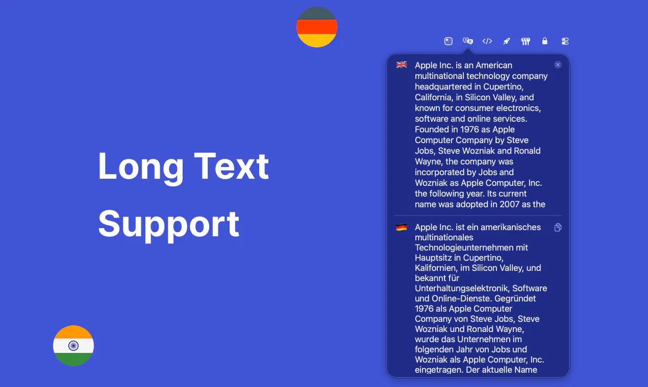 Linguo Translate - for macOS gallery image