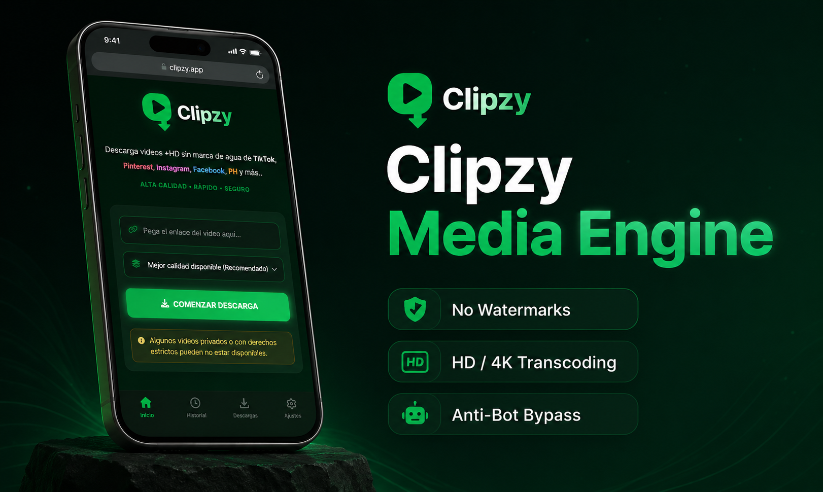 Clipzy Media PWA gallery image