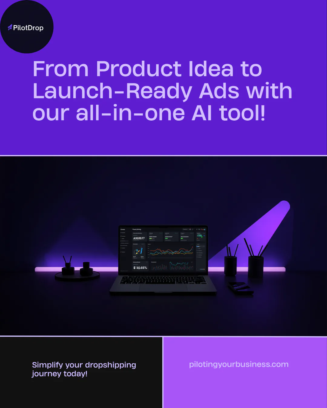 PilotDrop — Research. Launch. Scale. 截图 1