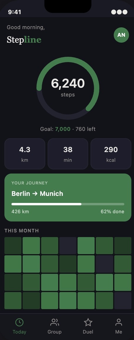 Stepline App gallery image