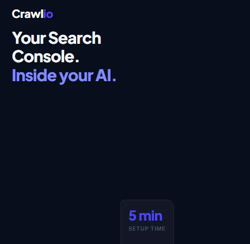 Google Search Console inside your AI. gallery image