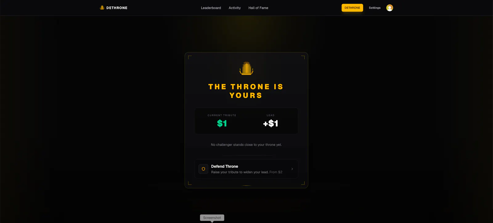 Dethrone screenshot 3