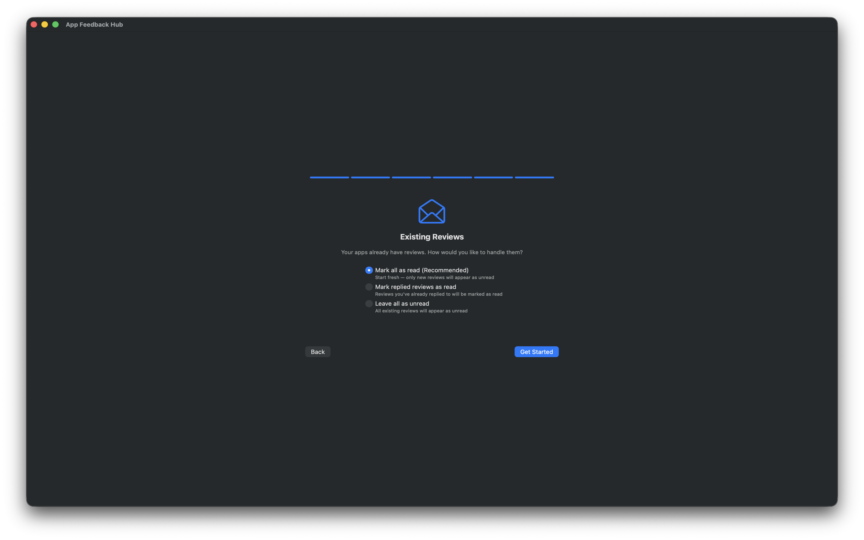 App Feedback Hub - Screenshot 3 showing product features and functionality