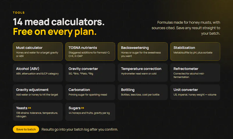 Mead Journal screenshot 4