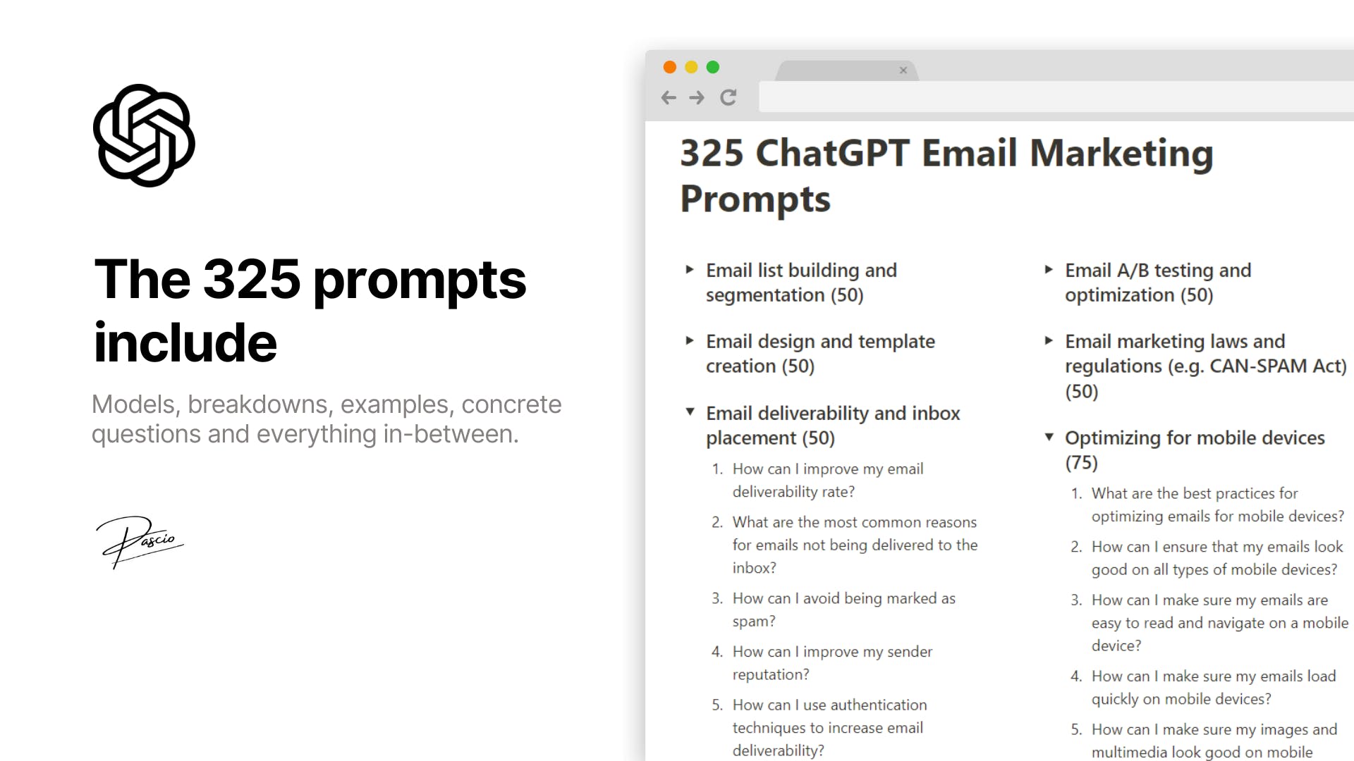 500 ChatGPT Email Marketing Prompts Pack media 3