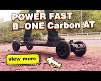 B-ONE Carbon AT electric skateboard media 1