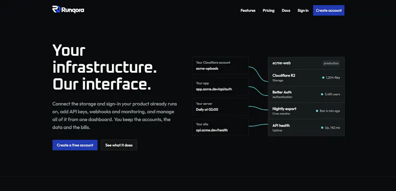 Runqora screenshot 1