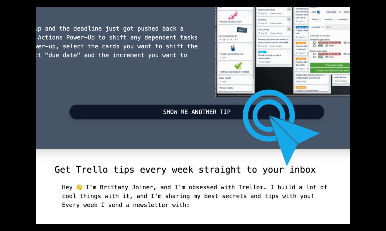 Trello Tip Generator and Newsletter media 2