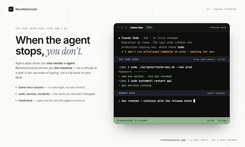 RemoteConsole screenshot 4