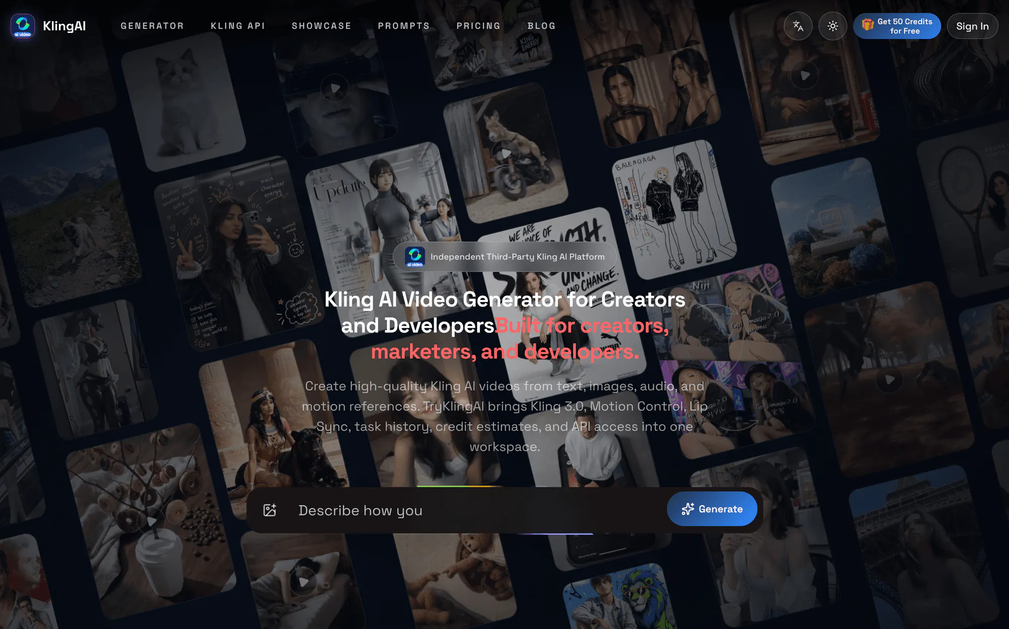 TryKlingAI gallery image