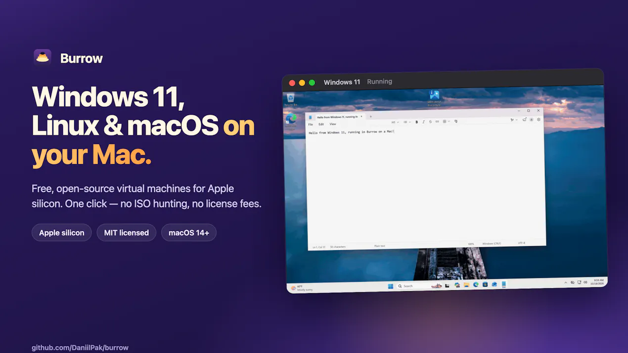 Burrow MacOS product
