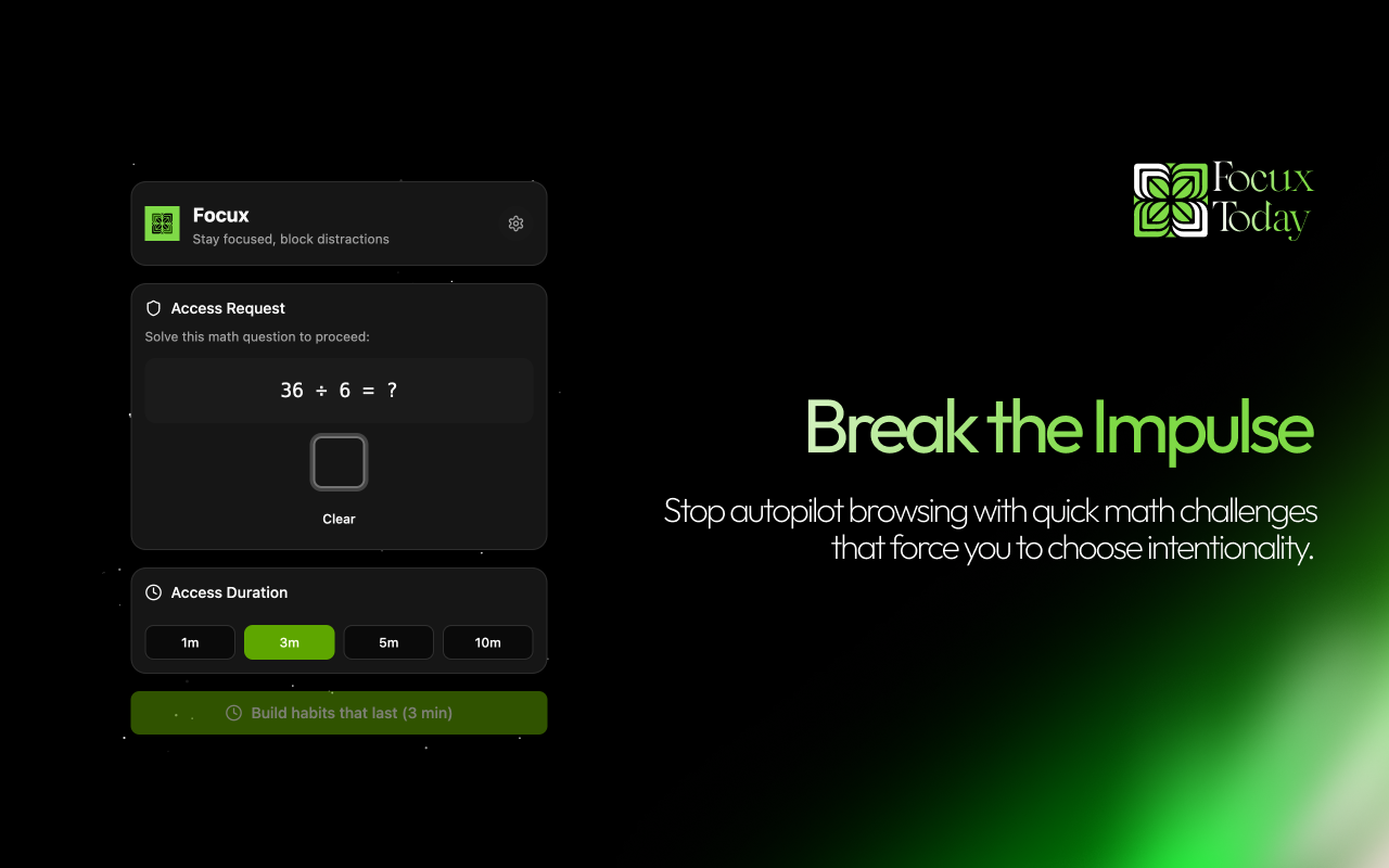 Focux - Screenshot 5 showing product features and functionality