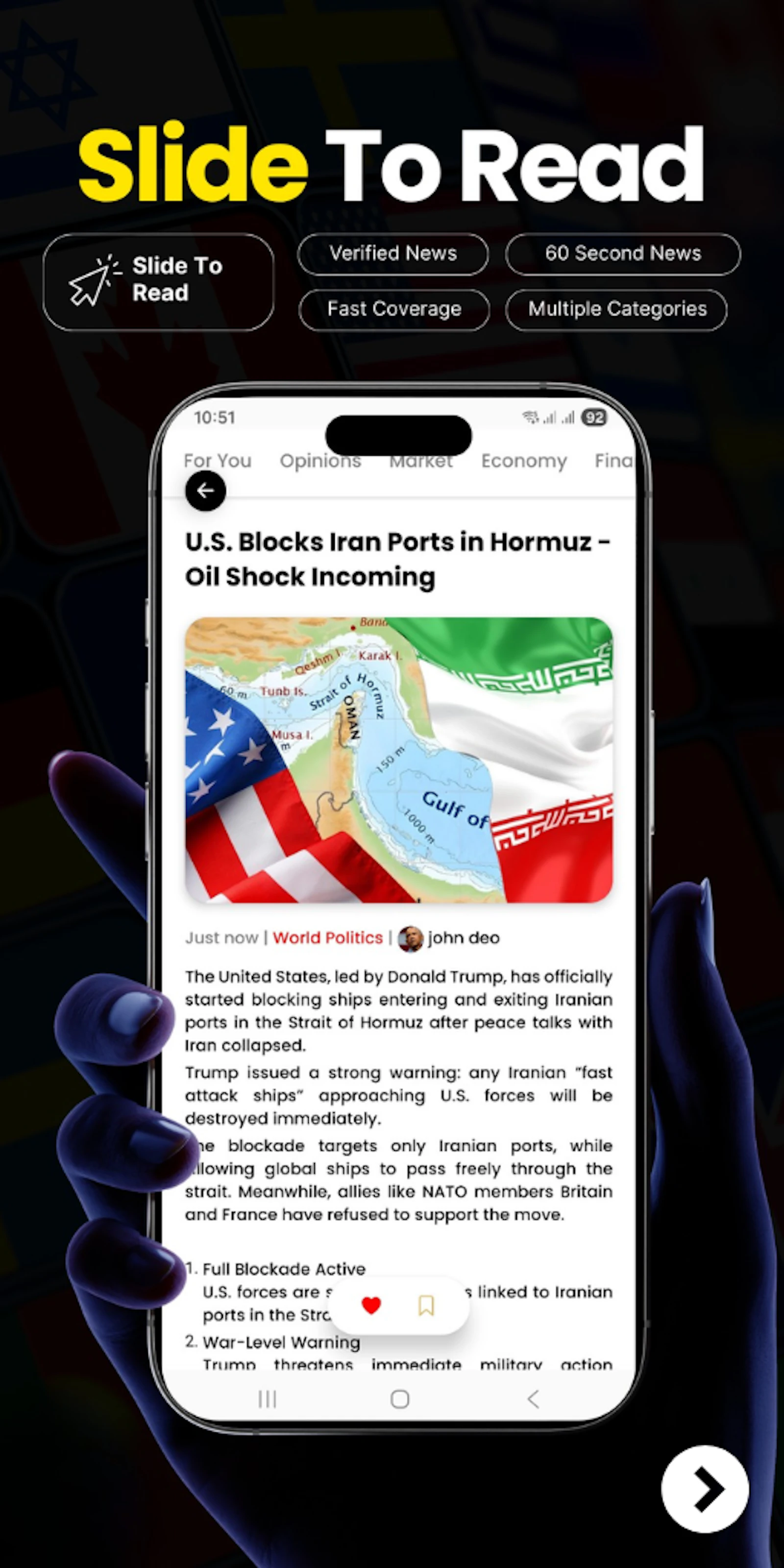 Global Journal - 60 Word News screenshot 2