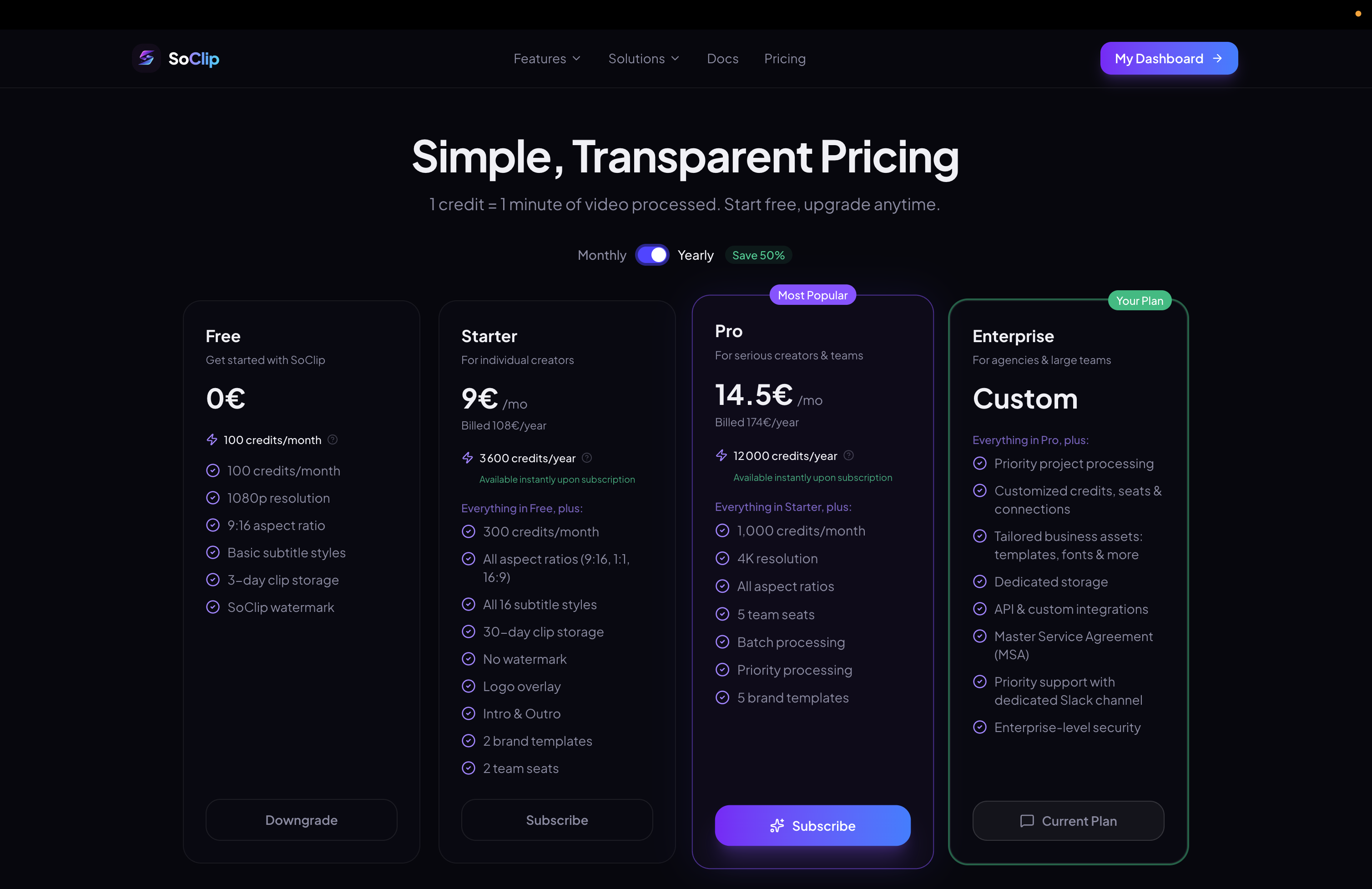 SoClip.pro - Screenshot 3 showing product features and functionality