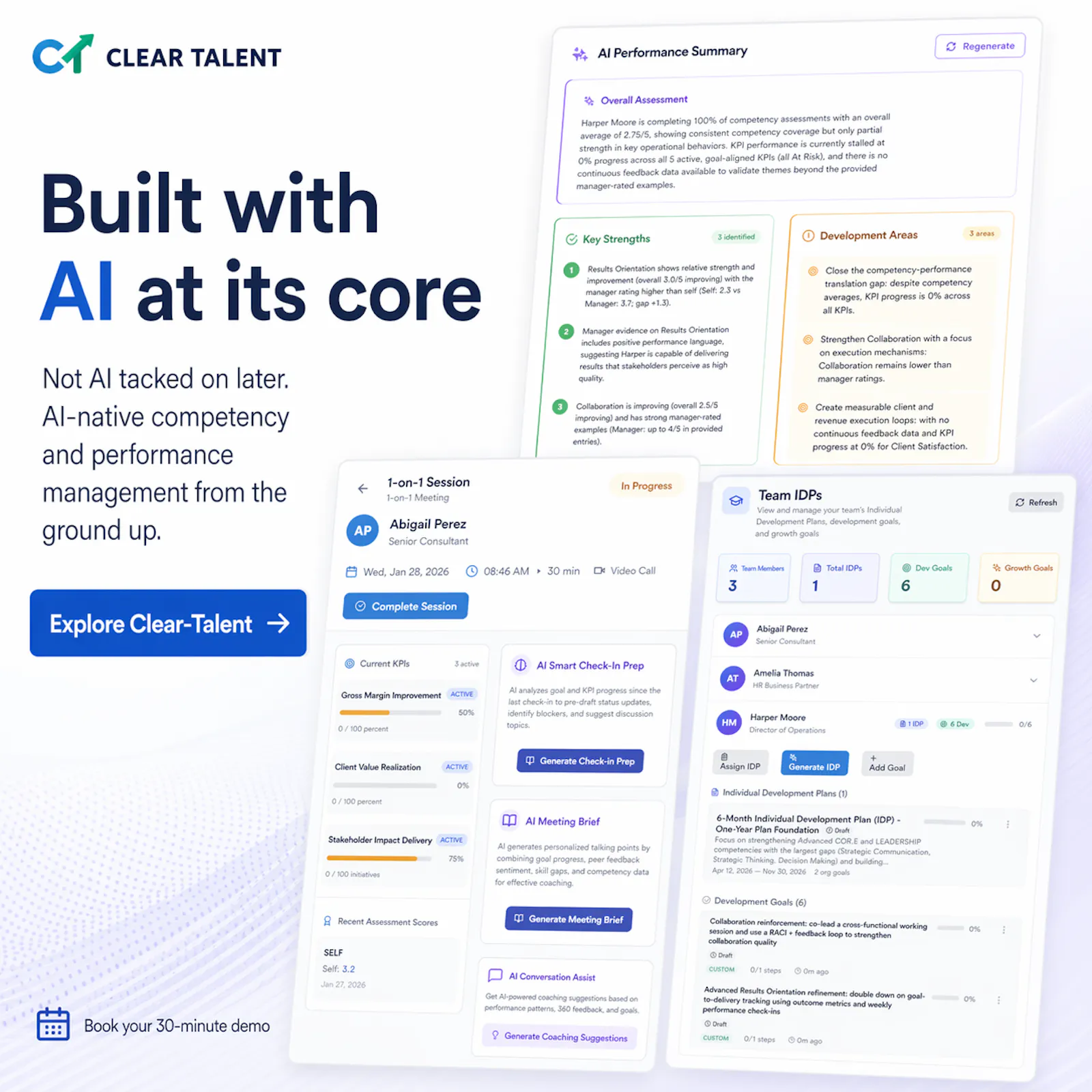 Clear Talent - AI Performance Management screenshot 5