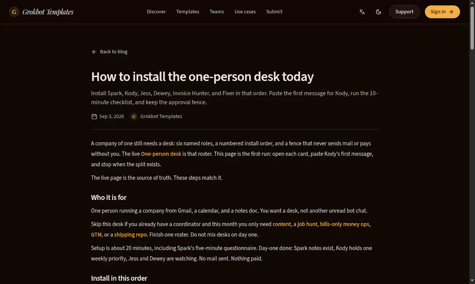 Grok Bot Templates screenshot 3