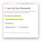 Jazz Up Your Passwords