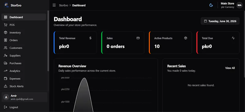 StorEvo screenshot 1