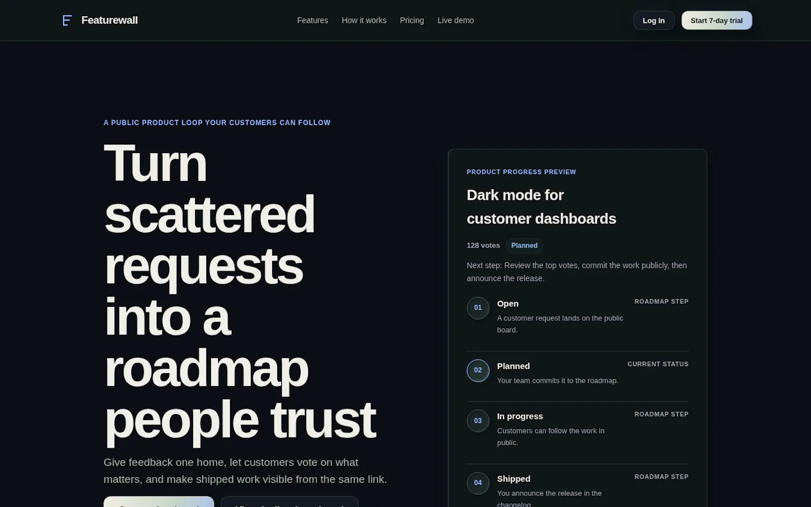 Featurewall screenshot 2