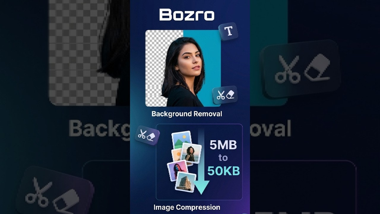 Bozro: AI Image Compressor & BG Remover gallery image