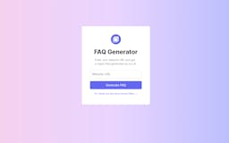 FAQ Generator media 1