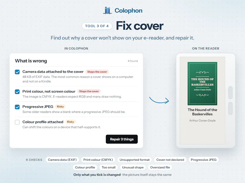Colophon screenshot 4