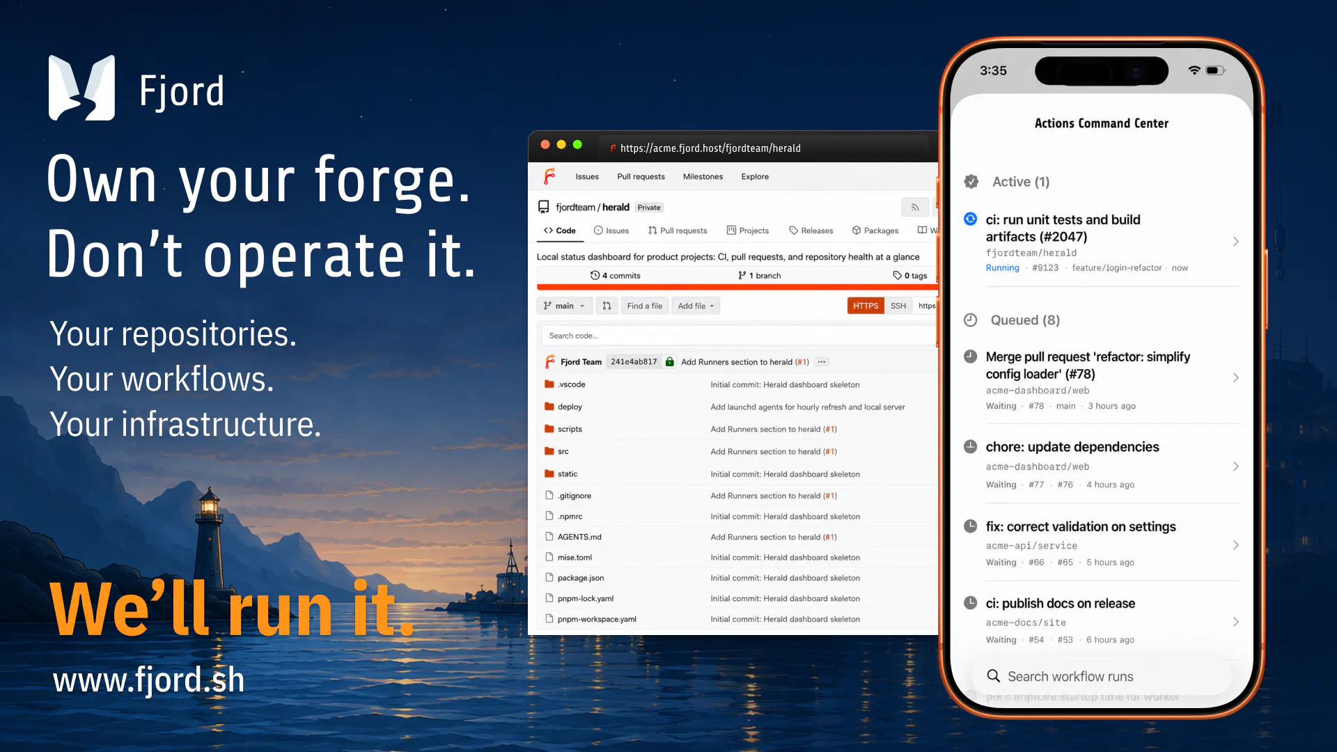 Fjord Mobile screenshot 1