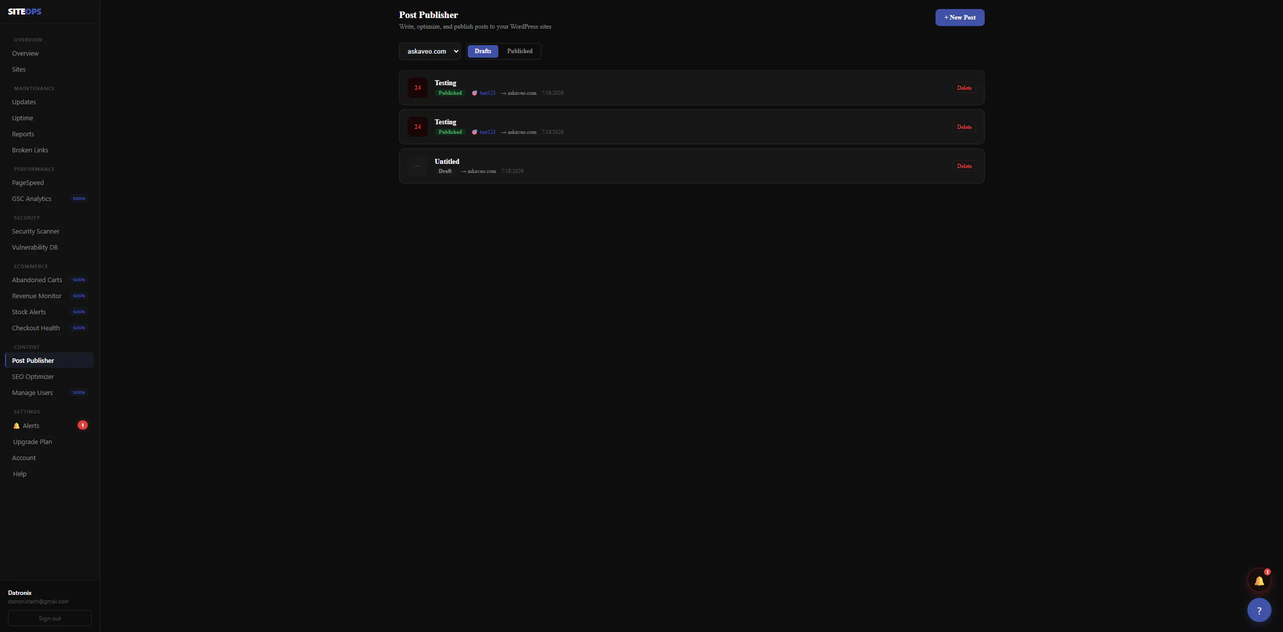 SiteOps gallery image